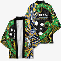South Sea Islanders And Solomon Islands Kimono Solomons Coat Of Arms And Southern Cross DT05 - Polynesian Pride