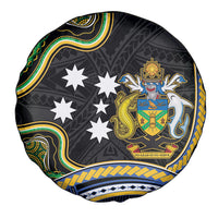 South Sea Islanders And Solomon Islands Spare Tire Cover Solomons Coat Of Arms And Southern Cross DT05 - Polynesian Pride