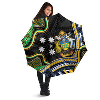 South Sea Islanders And Solomon Islands Umbrella Solomons Coat Of Arms And Southern Cross DT05 - Polynesian Pride