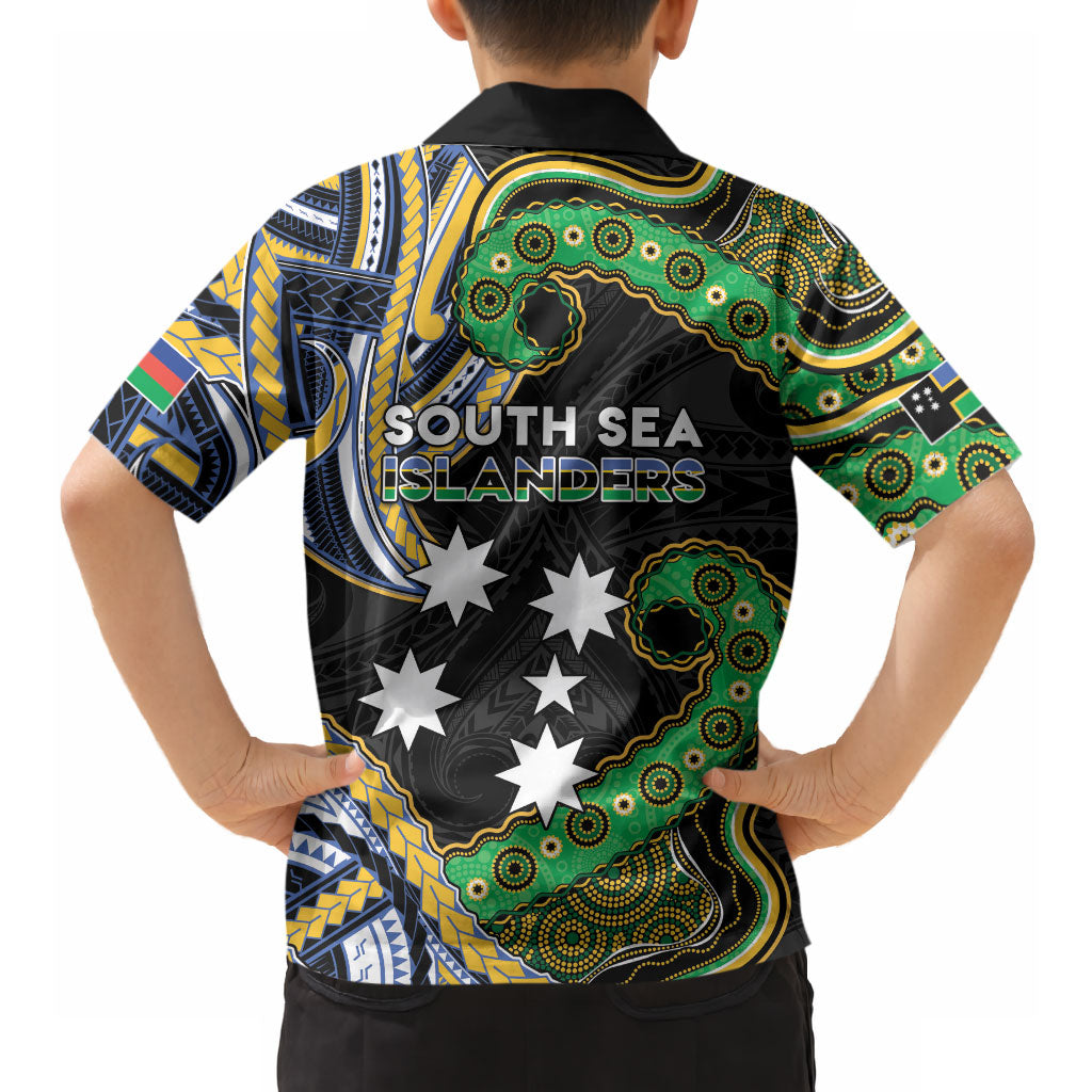 South Sea Islanders And New Caledonia Hawaiian Shirt Nautilus Shell Southern Cross Tribal Pattern DT05 - Polynesian Pride