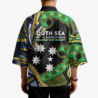 South Sea Islanders And New Caledonia Kimono Nautilus Shell Southern Cross Tribal Pattern DT05 - Polynesian Pride