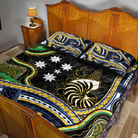 South Sea Islanders And New Caledonia Quilt Bed Set Nautilus Shell Southern Cross Tribal Pattern DT05 - Polynesian Pride