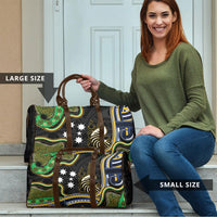 South Sea Islanders And New Caledonia Travel Bag Nautilus Shell Southern Cross Tribal Pattern DT05 - Polynesian Pride