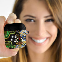South Sea Islanders And Vanuatu AirPods Case Boar Tusk Warrior Southern Tribal Pattern DT05 - Polynesian Pride
