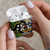 South Sea Islanders And Vanuatu AirPods Case Boar Tusk Warrior Southern Tribal Pattern DT05 - Polynesian Pride