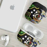 South Sea Islanders And Vanuatu AirPods Case Boar Tusk Warrior Southern Tribal Pattern DT05 - Polynesian Pride