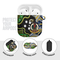 South Sea Islanders And Vanuatu AirPods Case Boar Tusk Warrior Southern Tribal Pattern DT05 - Polynesian Pride