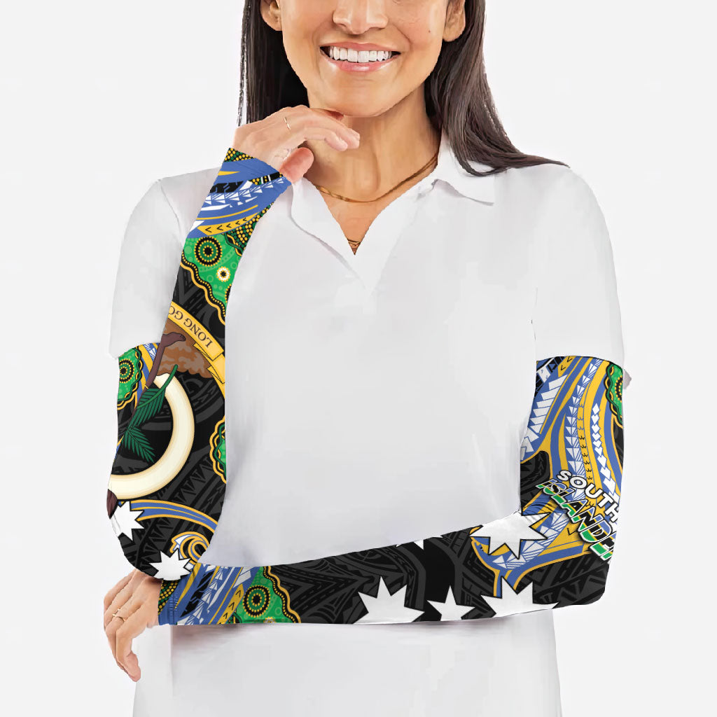 South Sea Islanders And Vanuatu Arm Sleeves Boar Tusk Warrior Southern Tribal Pattern DT05 - Polynesian Pride