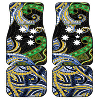 South Sea Islanders And Vanuatu Car Mats Boar Tusk Warrior Southern Tribal Pattern DT05 - Polynesian Pride
