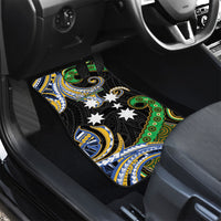 South Sea Islanders And Vanuatu Car Mats Boar Tusk Warrior Southern Tribal Pattern DT05 - Polynesian Pride