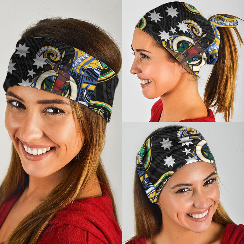South Sea Islanders And Vanuatu Neck Gaiter Boar Tusk Warrior Southern Tribal Pattern DT05 - Polynesian Pride
