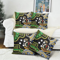 South Sea Islanders And Vanuatu Pillow Cover Boar Tusk Warrior Southern Tribal Pattern DT05 - Polynesian Pride