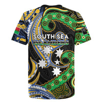 South Sea Islanders And Vanuatu Rugby Jersey Boar Tusk Warrior Southern Tribal Pattern DT05 - Polynesian Pride
