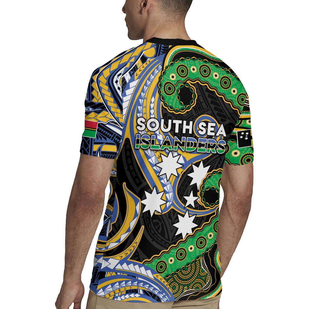 South Sea Islanders And Vanuatu Rugby Jersey Boar Tusk Warrior Southern Tribal Pattern DT05 - Polynesian Pride