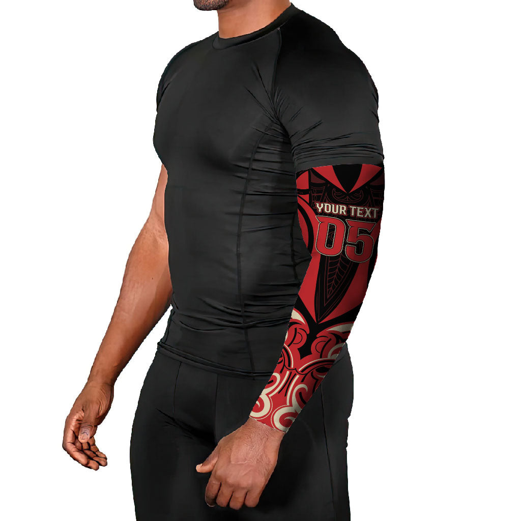 Custom Aotearoa Ngai Te Rangi Arm Sleeves New Zealand Traditional Maori Pattern DT05 - Polynesian Pride