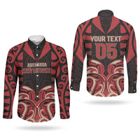 Custom Aotearoa Ngai Te Rangi Couples Matching Summer Maxi Dress and Long Sleeve Button Shirt New Zealand Traditional Maori Pattern DT05 - Polynesian Pride