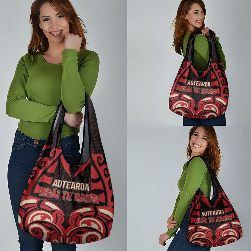 Aotearoa Ngai Te Rangi Grocery Bag New Zealand Traditional Maori Pattern DT05 - Polynesian Pride