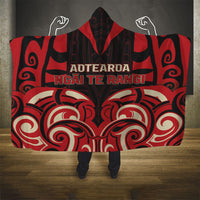 Aotearoa Ngai Te Rangi Hooded Blanket New Zealand Traditional Maori Pattern DT05 - Polynesian Pride