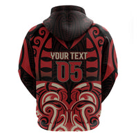 Custom Aotearoa Ngai Te Rangi Hoodie New Zealand Traditional Maori Pattern DT05 - Polynesian Pride