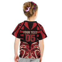 Custom Aotearoa Ngai Te Rangi Kid T Shirt New Zealand Traditional Maori Pattern DT05 - Polynesian Pride