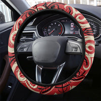 Aotearoa Ngai Te Rangi Steering Wheel Cover New Zealand Traditional Maori Pattern DT05 - Polynesian Pride