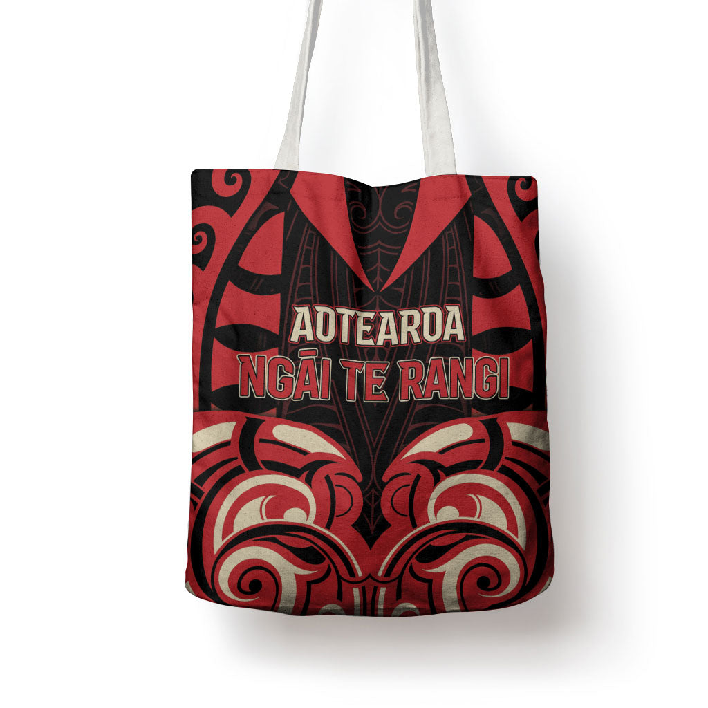 Aotearoa Ngai Te Rangi Tote Bag New Zealand Traditional Maori Pattern DT05 - Polynesian Pride