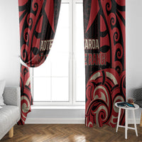 Aotearoa Ngai Te Rangi Window Curtain New Zealand Traditional Maori Pattern DT05 - Polynesian Pride