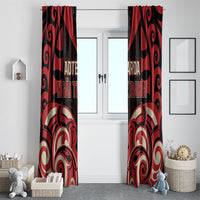 Aotearoa Ngai Te Rangi Window Curtain New Zealand Traditional Maori Pattern DT05 - Polynesian Pride