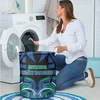 Aotearoa Ngati Ranginui Laundry Basket New Zealand Traditional Maori Pattern DT05 - Polynesian Pride