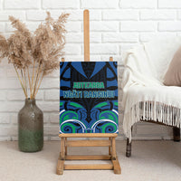 Aotearoa Ngati Ranginui Canvas Wall Art New Zealand Traditional Maori Pattern DT05 - Polynesian Pride