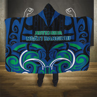 Aotearoa Ngati Ranginui Hooded Blanket New Zealand Traditional Maori Pattern DT05 - Polynesian Pride
