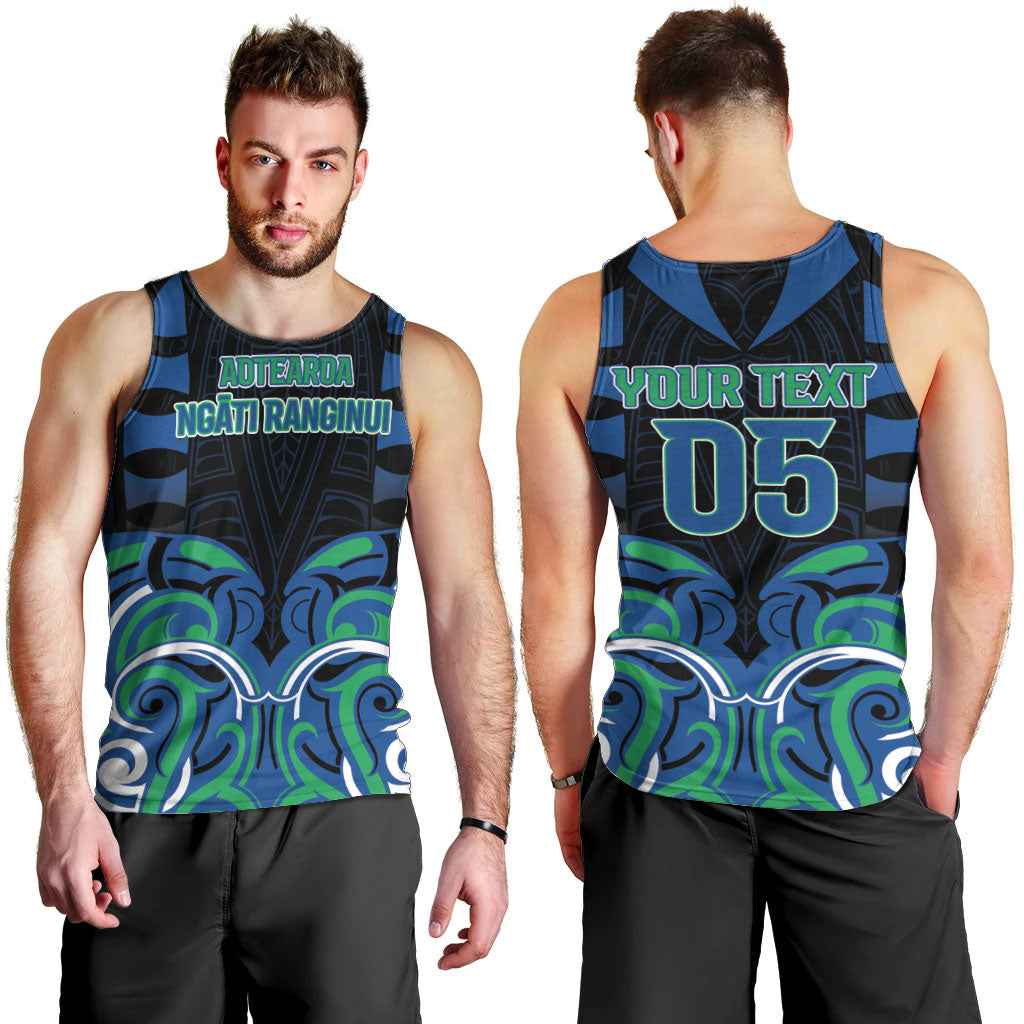 Custom Aotearoa Ngati Ranginui Men Tank Top New Zealand Traditional Maori Pattern DT05 - Polynesian Pride