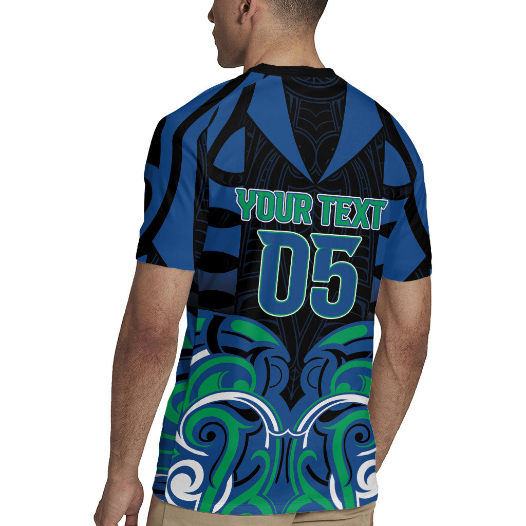 Custom Aotearoa Ngati Ranginui Rugby Jersey New Zealand Traditional Maori Pattern DT05 - Polynesian Pride