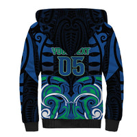 Custom Aotearoa Ngati Ranginui Sherpa Hoodie New Zealand Traditional Maori Pattern DT05 - Polynesian Pride