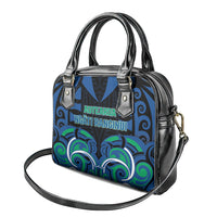 Aotearoa Ngati Ranginui Shoulder Handbag New Zealand Traditional Maori Pattern DT05 - Polynesian Pride