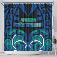 Aotearoa Ngati Ranginui Shower Curtain New Zealand Traditional Maori Pattern DT05 - Polynesian Pride