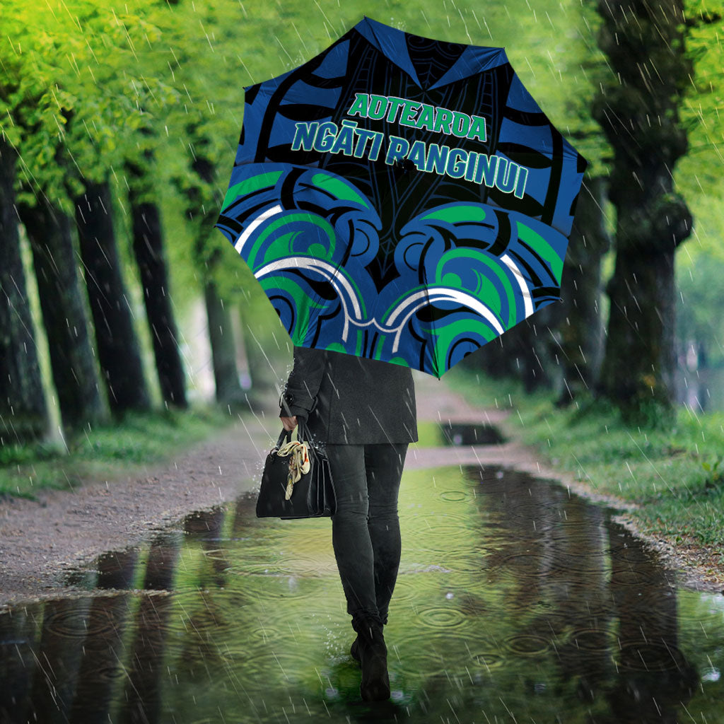 Aotearoa Ngati Ranginui Umbrella New Zealand Traditional Maori Pattern DT05 - Polynesian Pride