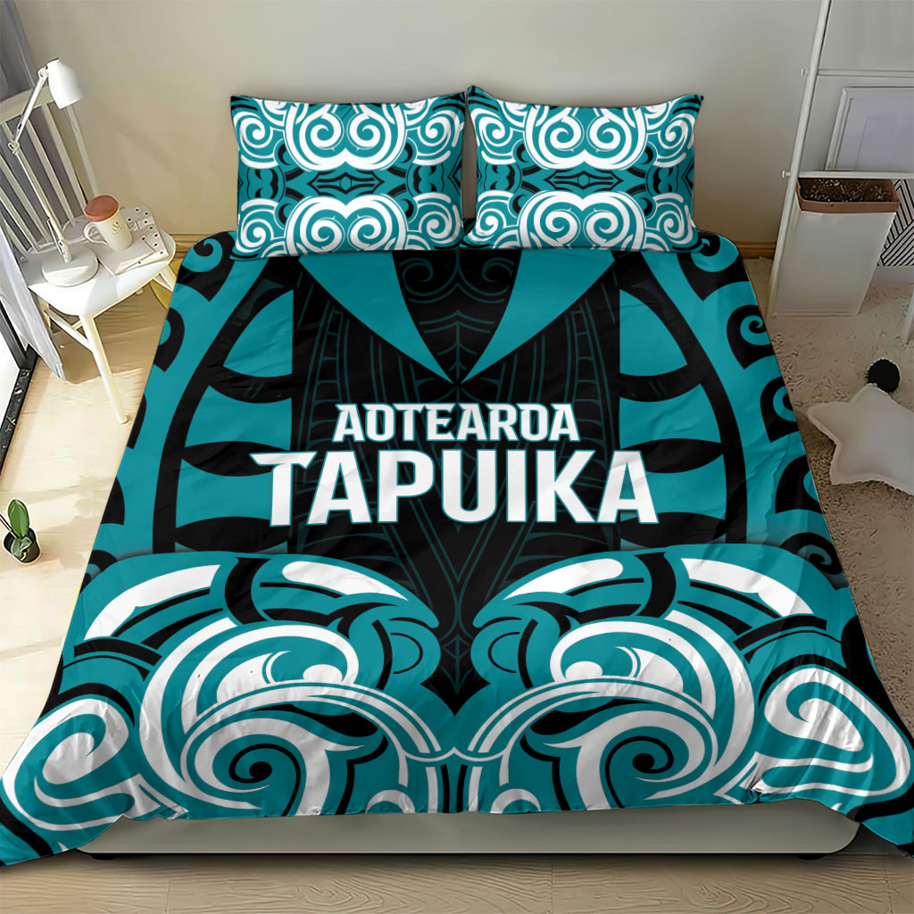 Aotearoa Tapuika Bedding Set New Zealand Traditional Maori Pattern DT05 - Polynesian Pride