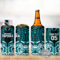Custom Aotearoa Tapuika 4 in 1 Can Cooler Tumbler New Zealand Traditional Maori Pattern DT05 - Polynesian Pride