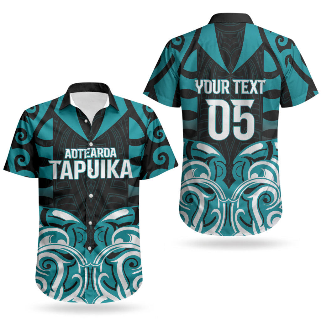 Custom Aotearoa Tapuika Couples Matching Mermaid Dress and Hawaiian Shirt New Zealand Traditional Maori Pattern DT05 - Polynesian Pride