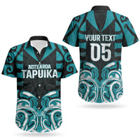 Custom Aotearoa Tapuika Couples Matching Mermaid Dress and Hawaiian Shirt New Zealand Traditional Maori Pattern DT05 - Polynesian Pride