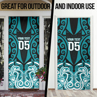 Custom Aotearoa Tapuika Door Cover New Zealand Traditional Maori Pattern DT05 - Polynesian Pride