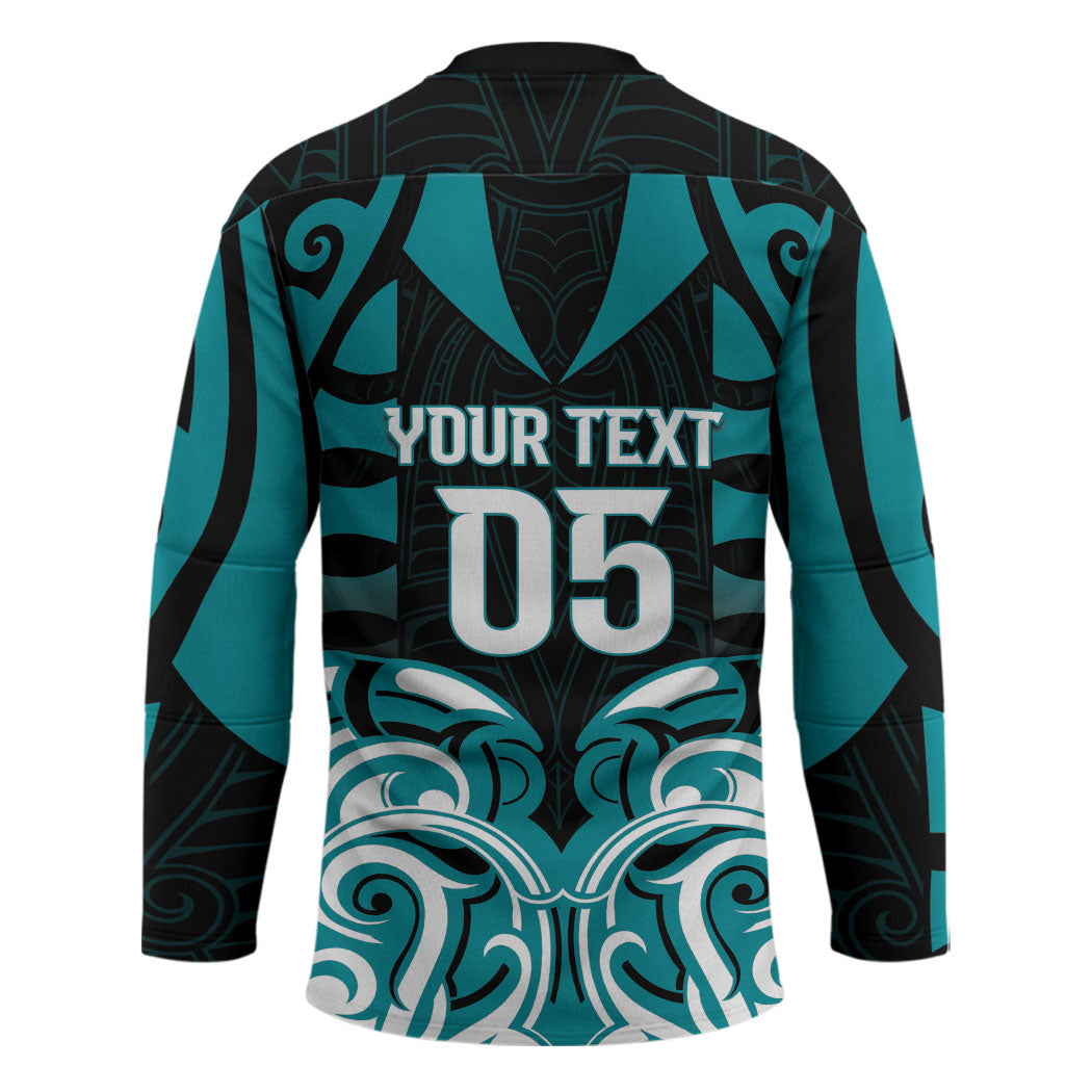 Custom Aotearoa Tapuika Hockey Jersey New Zealand Traditional Maori Pattern DT05 - Polynesian Pride