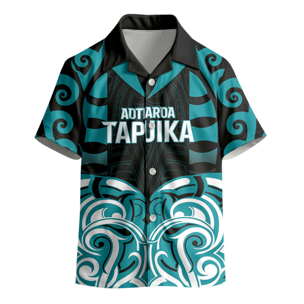Custom Aotearoa Tapuika Kid Hawaiian Shirt New Zealand Traditional Maori Pattern DT05 - Polynesian Pride