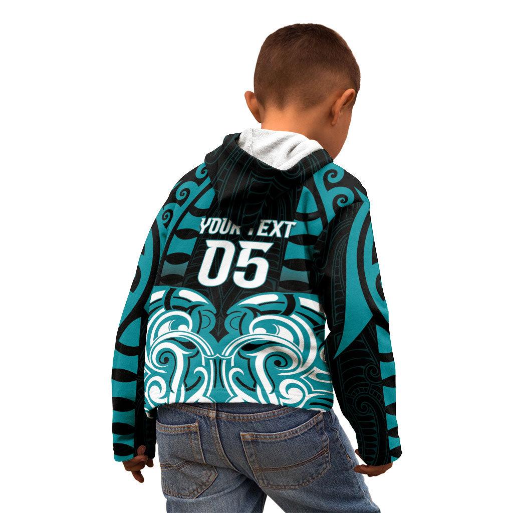 Custom Aotearoa Tapuika Kid Hoodie New Zealand Traditional Maori Pattern DT05 - Polynesian Pride