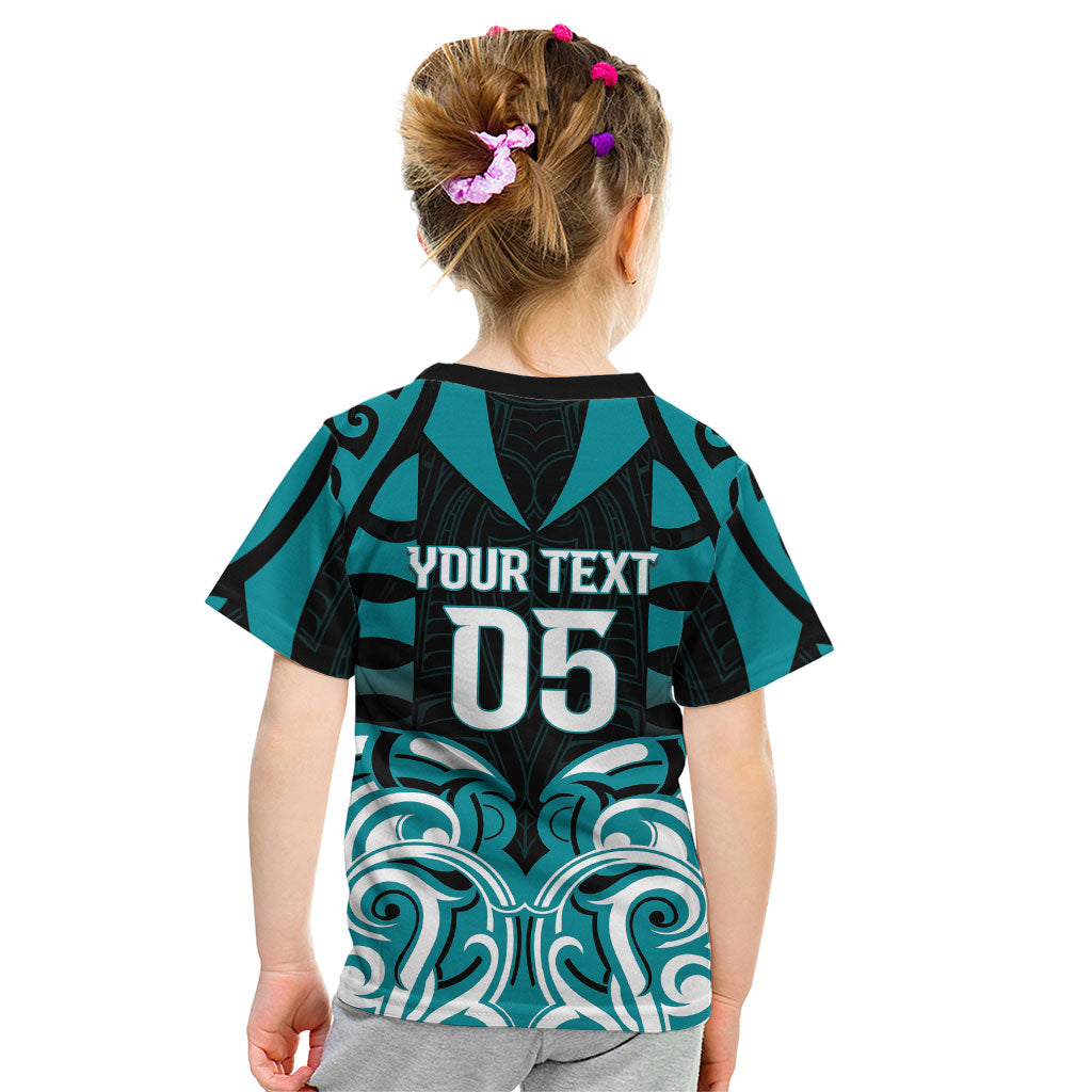 Custom Aotearoa Tapuika Kid T Shirt New Zealand Traditional Maori Pattern DT05 - Polynesian Pride