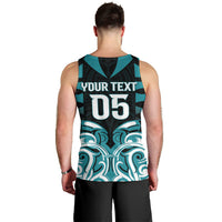 Custom Aotearoa Tapuika Men Tank Top New Zealand Traditional Maori Pattern DT05 - Polynesian Pride