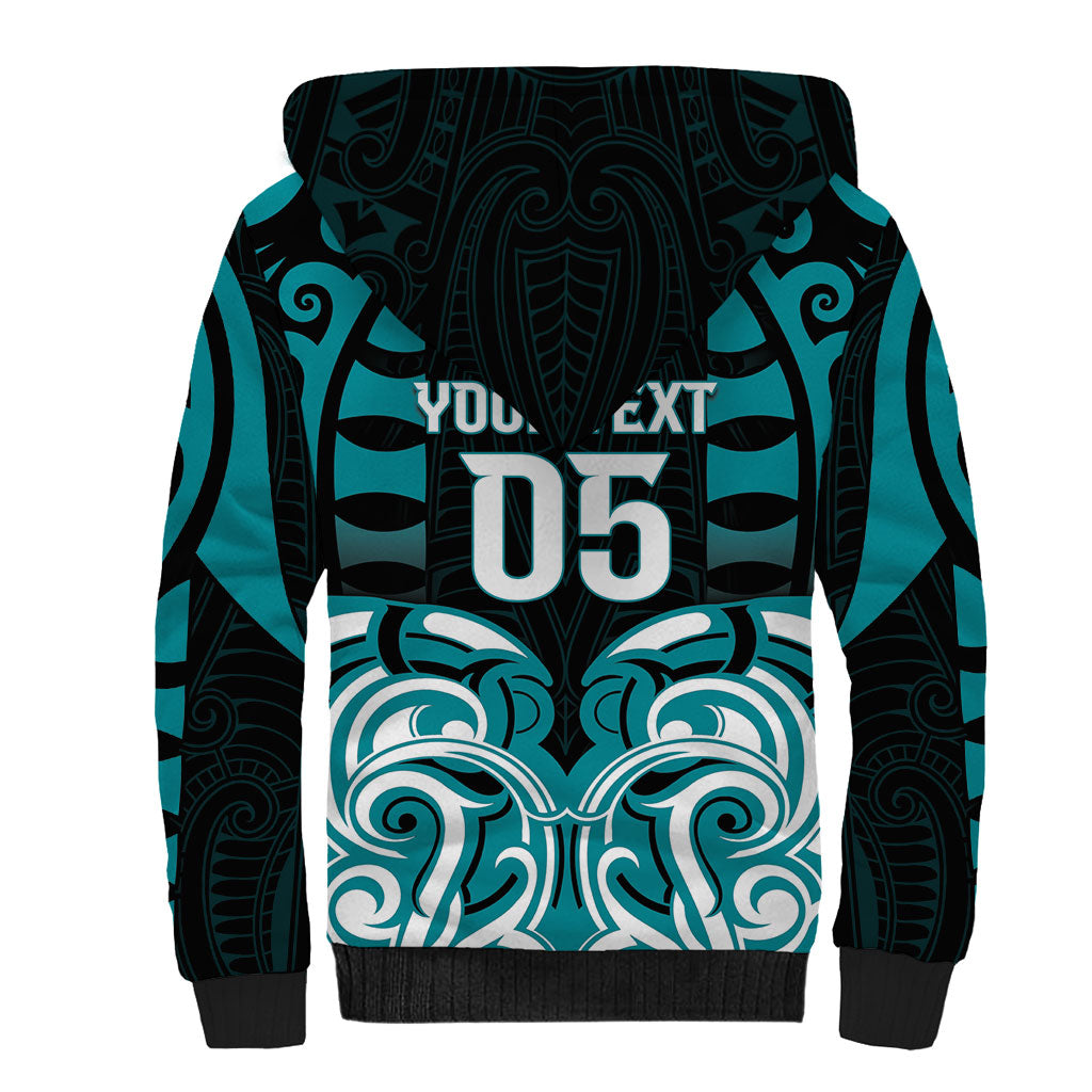 Custom Aotearoa Tapuika Sherpa Hoodie New Zealand Traditional Maori Pattern DT05 - Polynesian Pride