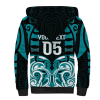 Custom Aotearoa Tapuika Sherpa Hoodie New Zealand Traditional Maori Pattern DT05 - Polynesian Pride