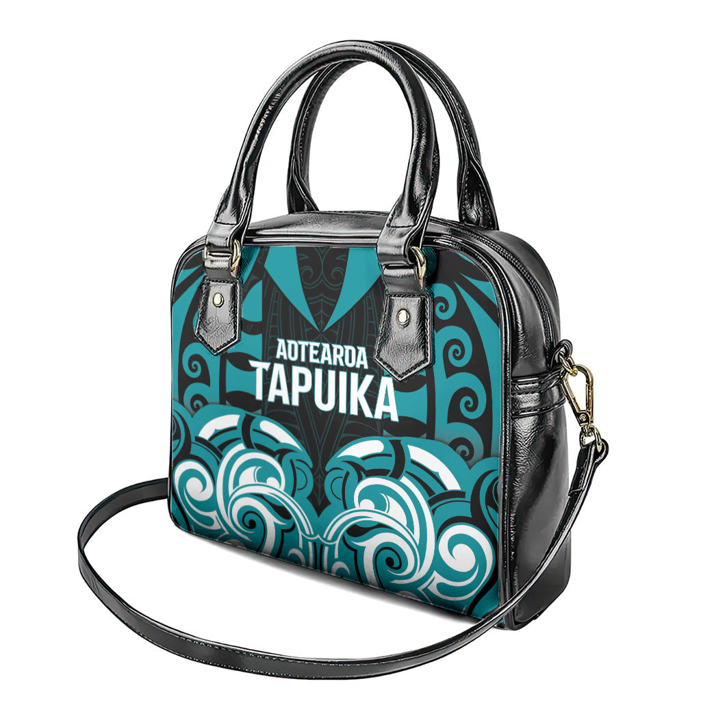 Aotearoa Tapuika Shoulder Handbag New Zealand Traditional Maori Pattern DT05 - Polynesian Pride